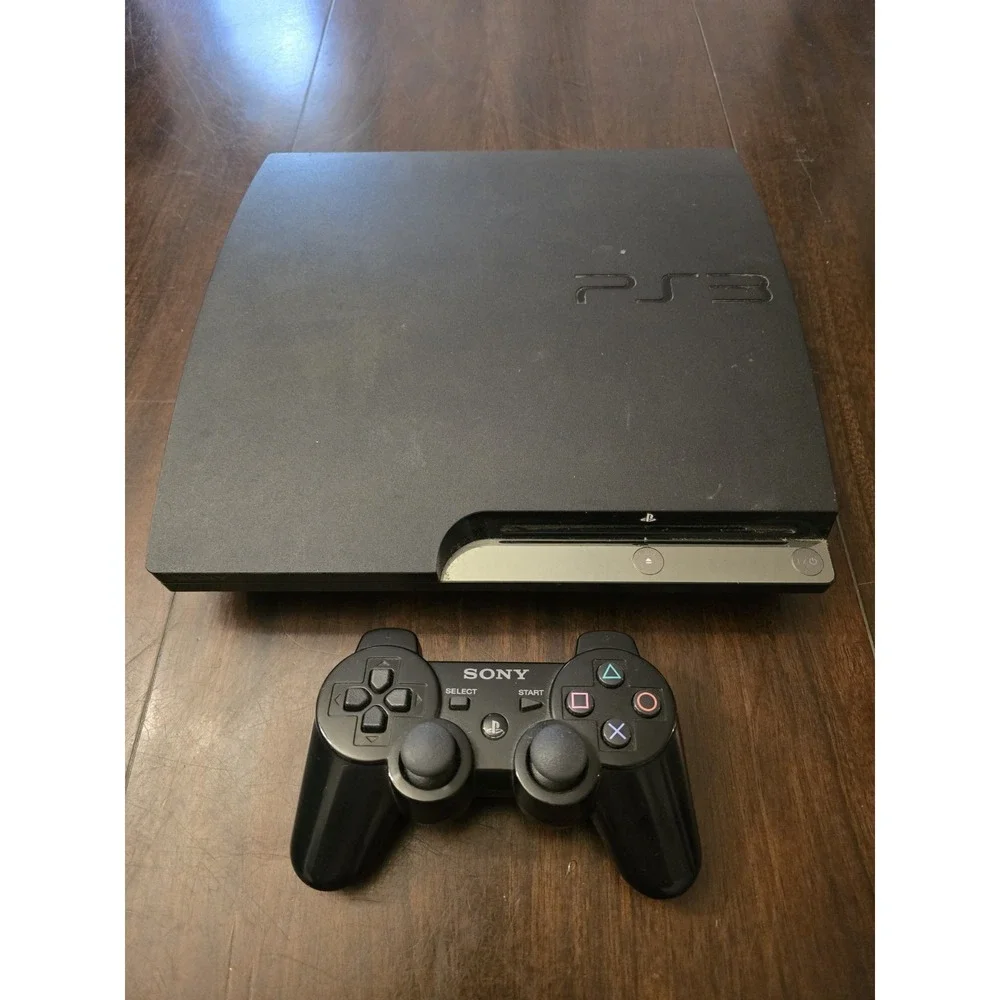 Sony Playstation 3 Slim Console‎ Bundle w/Controller And Game